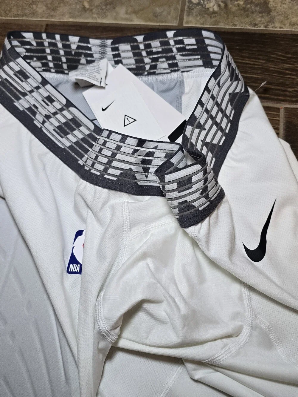 Nike Pro NBA Hyperstrong Padded Basketball Tights White 881963‑100 Men’s 2XLT